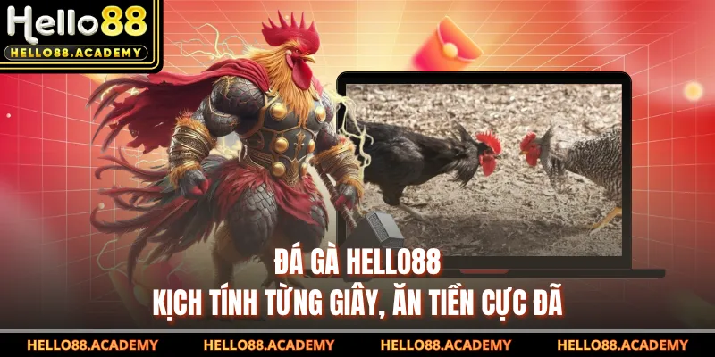 Đá Gà HELLO88 - Kịch Tính Từng Giây, Ăn Tiền Cực Đã