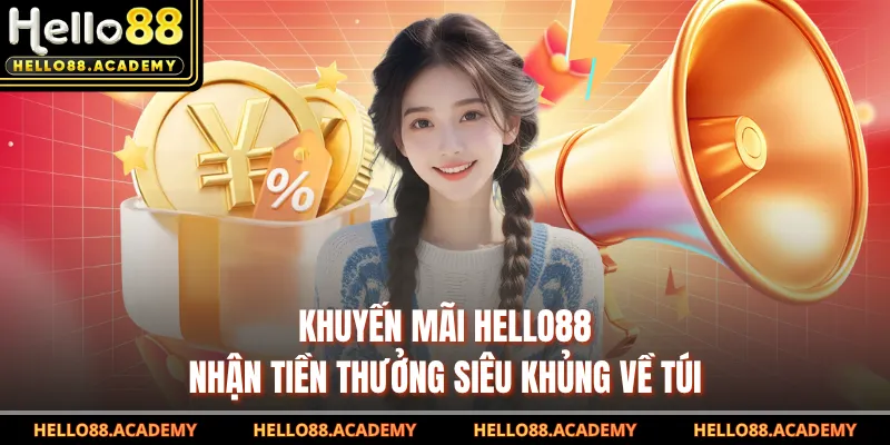 Khuyến Mãi HELLO88 - Nhận Tiền Thưởng Siêu Khủng Về Túi